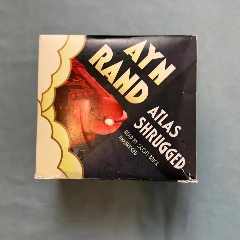 Ayn Rand Atlas Shrugged Unabridged Audiobook 50 CD‎ Set Blackstone Audio